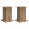 Stojak na rośliny 2 pcs Dąb artisan 30,5 x 30 x 43 cm