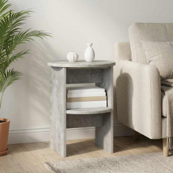 Szafka boczna 2 pcs Betonowy Szary Ø40 x 50 cm