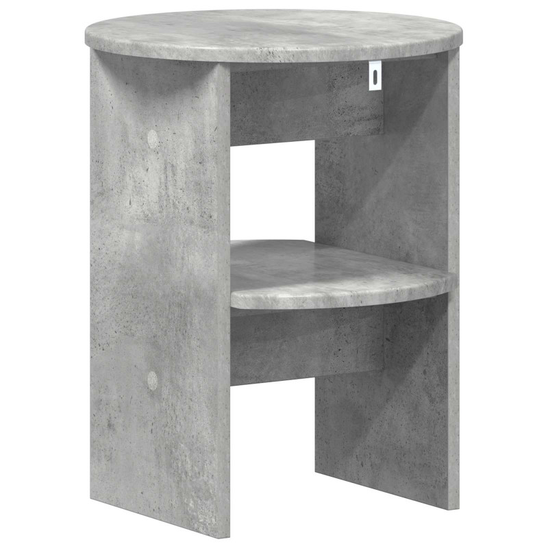 Szafka boczna 2 pcs Betonowy Szary Ø40 x 50 cm
