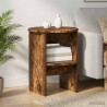 Szafka boczna 2 pcs Dąb Wędzony Ø40 x 50 cm Drewno inżynieryjne