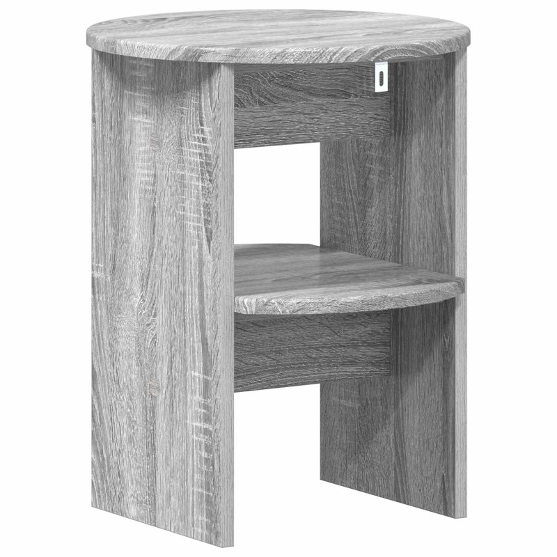 Szafka boczna 2 pcs Szary Sonoma Ø40 x 50 cm