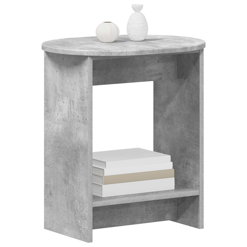 Stolik boczny Betonowy szary 50 x 39,5 x 55 cm