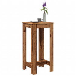 Stolik barowy, stare drewno, 51x50x103,5cm