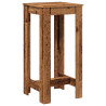 Stolik barowy, stare drewno, 51x50x103,5cm
