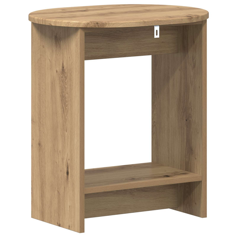 Stolik boczny Dąb artisan 50 x 39,5 x 55 cm Drewno inżynieryjne