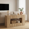 Konsola Paski Dąb Sonoma 101 x 29 x 74 cm Drewno inżynieryjne