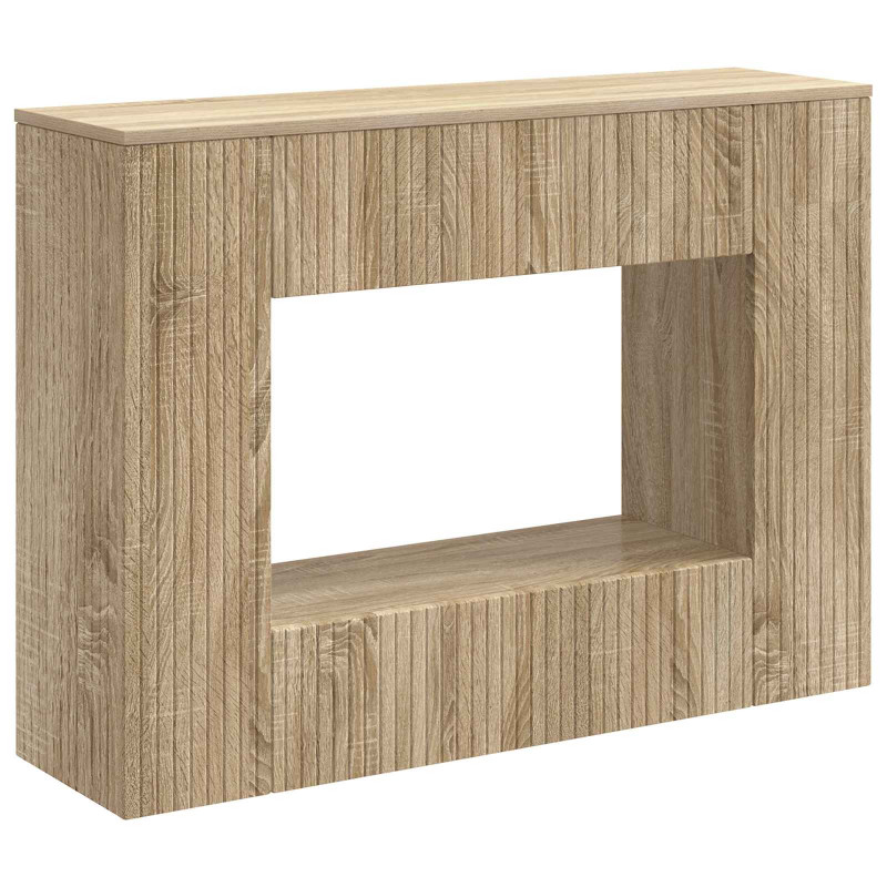 Konsola Paski Dąb Sonoma 101 x 29 x 74 cm Drewno inżynieryjne