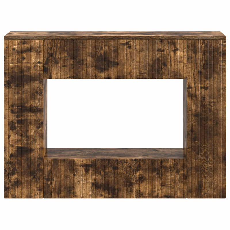 Konsola Paski Dąb Wędzony 101 x 29 x 74 cm Drewno inżynieryjne