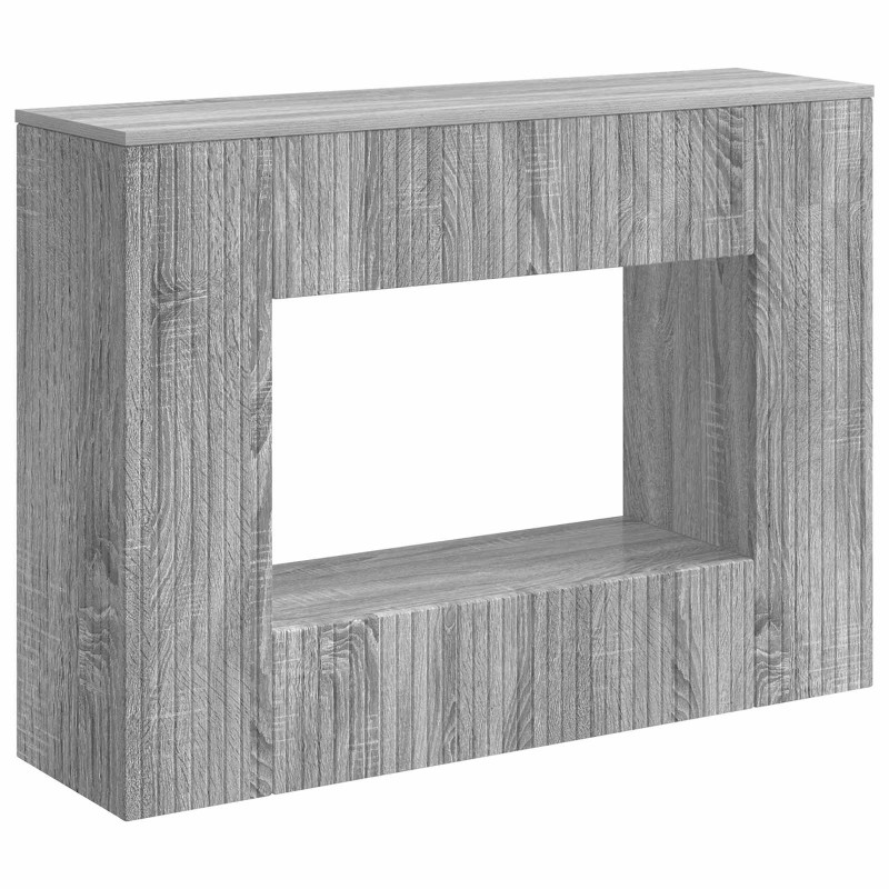 Konsola Paski Szary Sonoma 101 x 29 x 74 cm Drewno inżynieryjne
