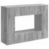 Konsola Paski Szary Sonoma 101 x 29 x 74 cm Drewno inżynieryjne