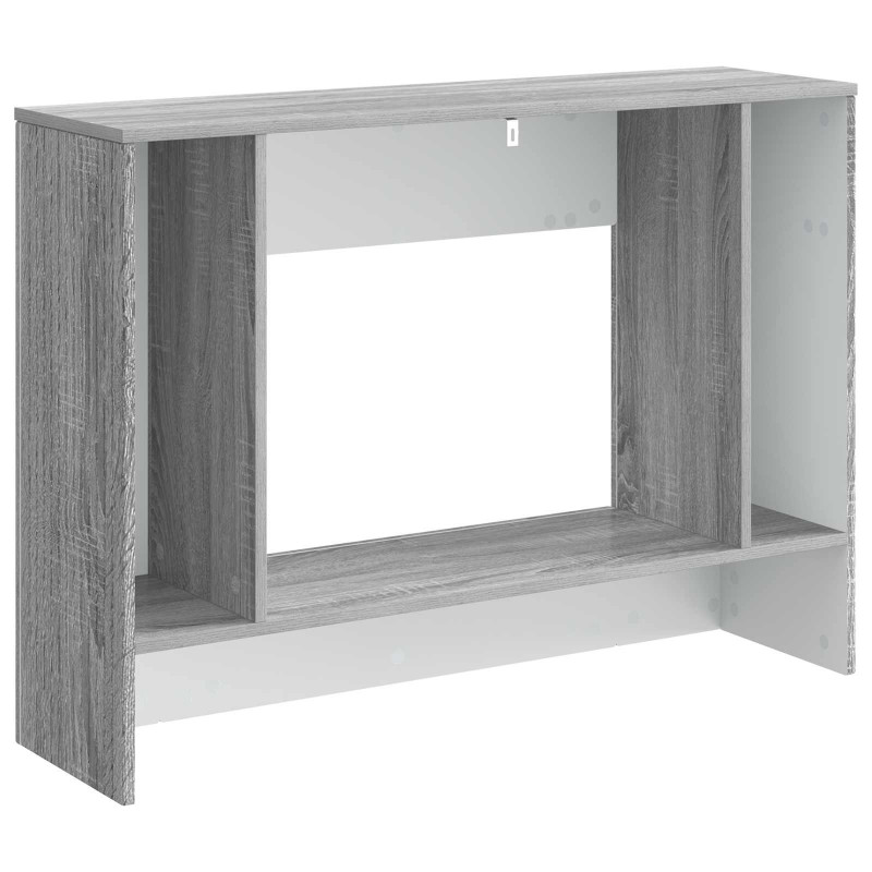 Konsola Paski Szary Sonoma 101 x 29 x 74 cm Drewno inżynieryjne