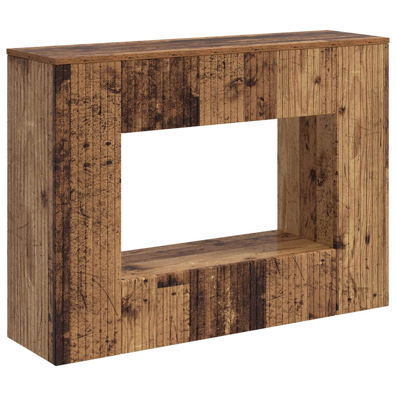 Konsola Paski Stare drewno 101 x 29 x 74 cm Drewno inżynieryjne