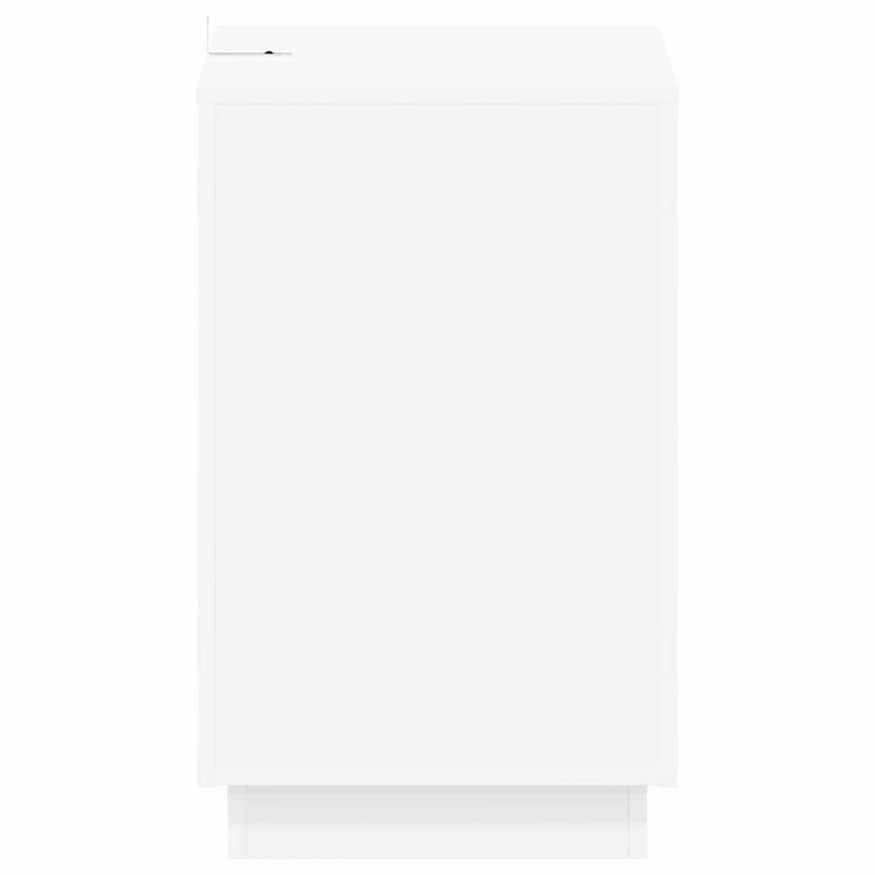 Stolik boczny Biały 60 x 40 x 65 cm Drewno inżynieryjne
