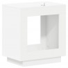 Stolik boczny Biały 60 x 40 x 65 cm Drewno inżynieryjne