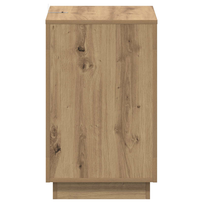 Stolik boczny Dąb artisan 60 x 40 x 65 cm Drewno inżynieryjne