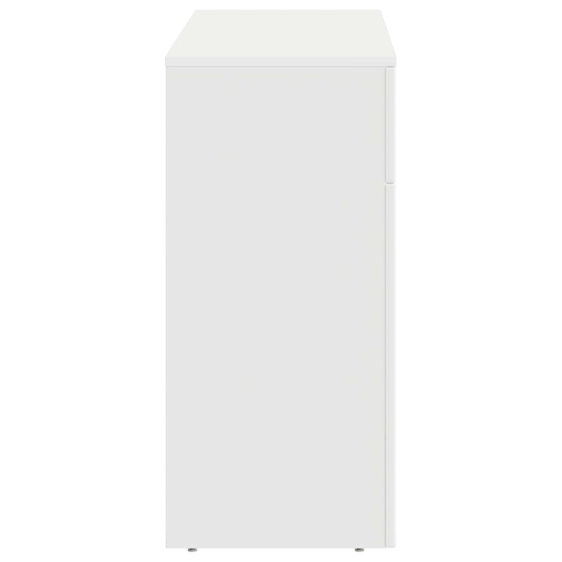 Stolik kawowy Biały 102 x 35 x 75 cm Drewno inżynieryjne