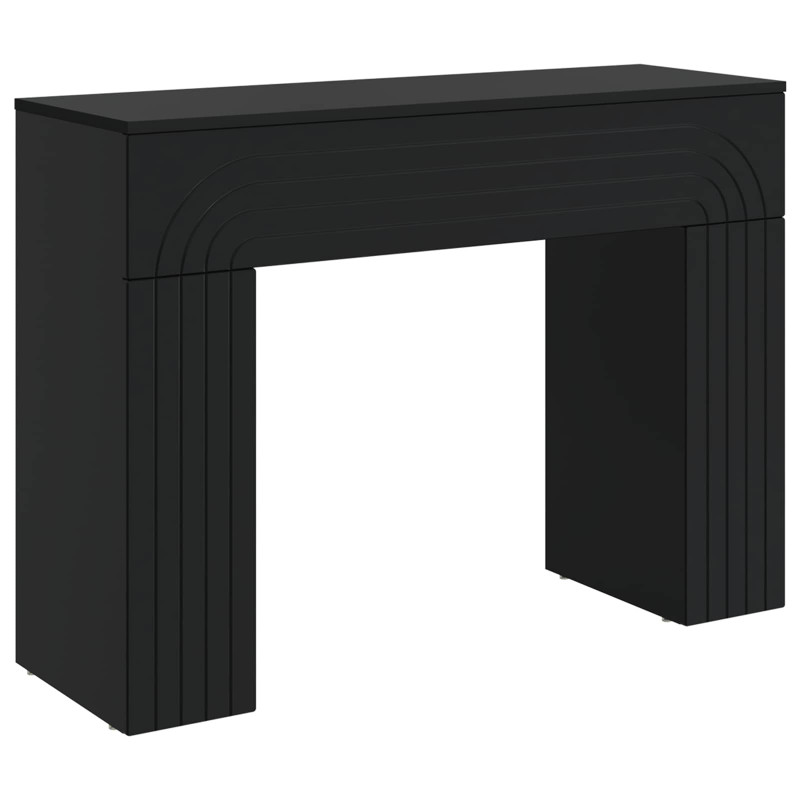 Stolik kawowy Czarny 102 x 35 x 75 cm Drewno inżynieryjne