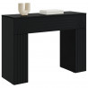 Stolik kawowy Czarny 102 x 35 x 75 cm Drewno inżynieryjne
