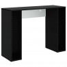 Stolik kawowy Czarny 102 x 35 x 75 cm Drewno inżynieryjne