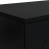 Stolik kawowy Czarny 102 x 35 x 75 cm Drewno inżynieryjne
