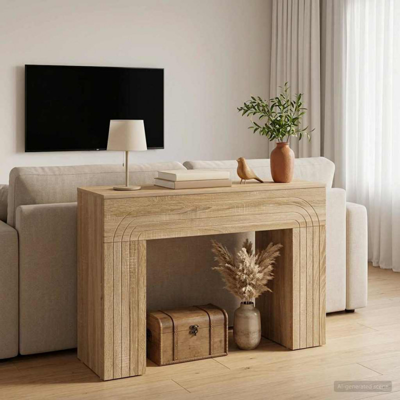 Stolik kawowy dąb Sonoma 102 x 35 x 75 cm Drewno inżynieryjne