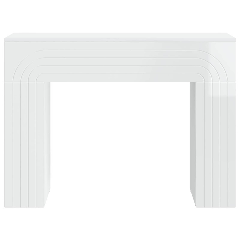 Stolik kawowy Biały wysoki połysk 102 x 35 x 75 cm