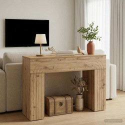 Stolik kawowy Dąb artisan 102 x 35 x 75 cm Drewno inżynieryjne