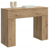 Stolik kawowy Dąb artisan 102 x 35 x 75 cm Drewno inżynieryjne