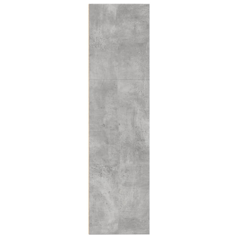 Regał na książki, szarość betonu, 80x30x114 cm