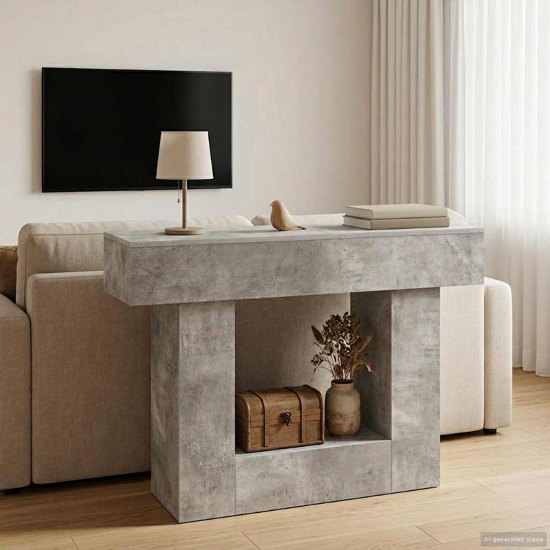 Betonowy Szary 101 x 30 x 74 cm
