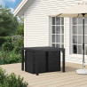 Krzesła do ogrodu 2 pcs Antracyt 53 x 47 x 88,5 cm PP