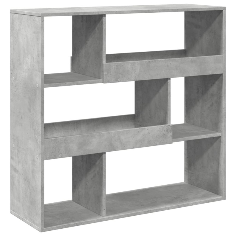 Regał na książki/przegroda, szarość betonu, 100x33x94,5 cm