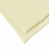 Poduszki na siedziska 2 pcs Kremowy 47 x 36 x 2 cm Poliester