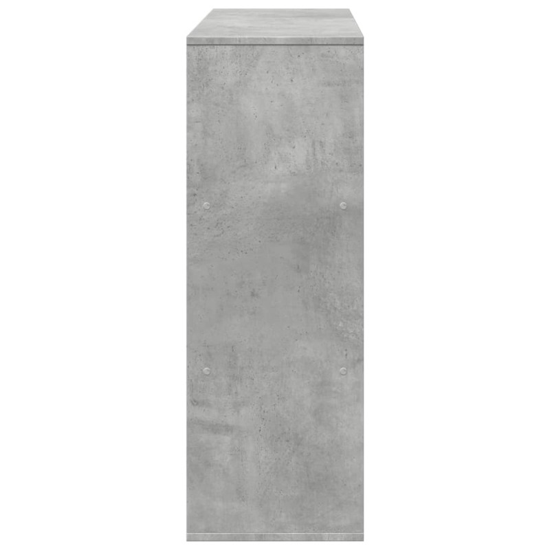 Regał na książki/przegroda, szarość betonu, 100x33x94,5 cm