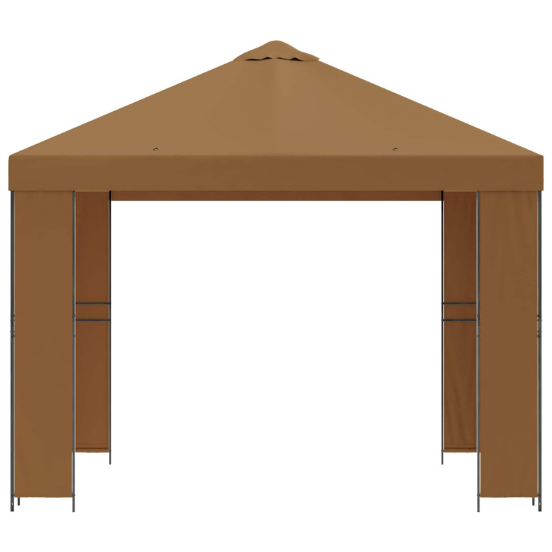 Altana 3 x 3 m Beżowy Poliester i Stal 190 gsm