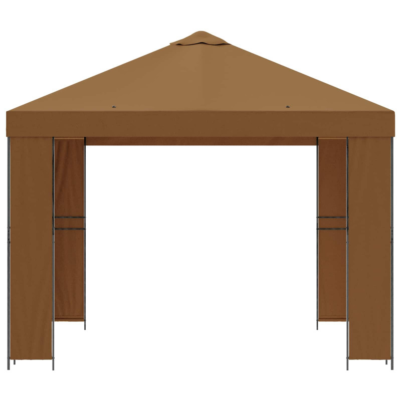 Altana 3 x 3 m Beżowy Poliester i Stal 190 gsm