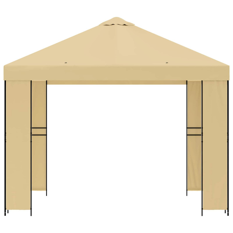 Altana 3 x 3 m kremowy Poliester i Stal 190 gsm