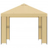 Altana 3 x 3 m kremowy Poliester i Stal 190 gsm