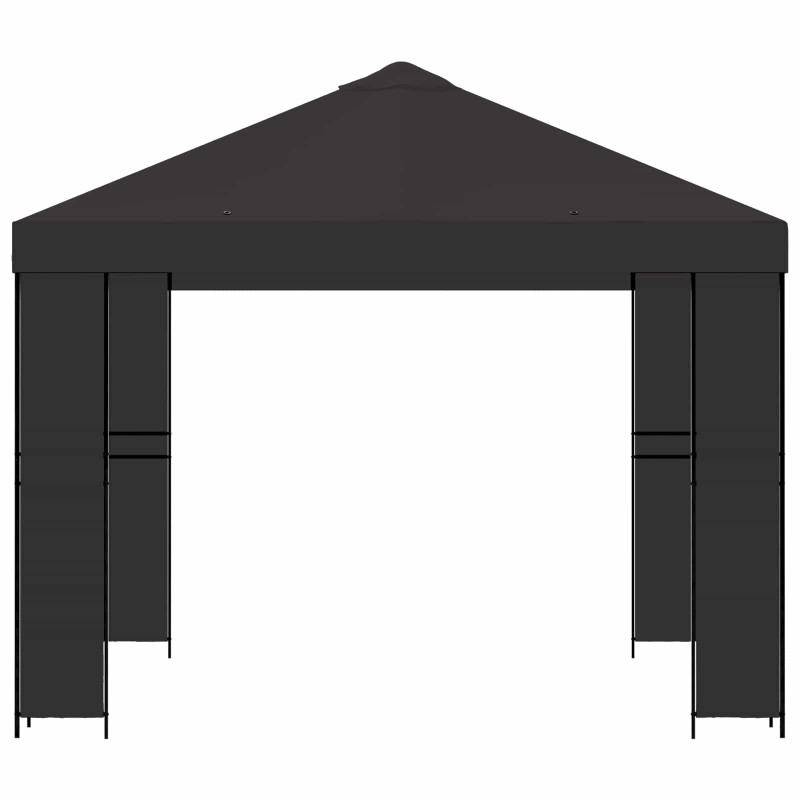 Altana 3 x 3 m antracytowy Poliester i Stal 190 gsm