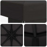 Altana 3 x 3 m antracytowy Poliester i Stal 190 gsm