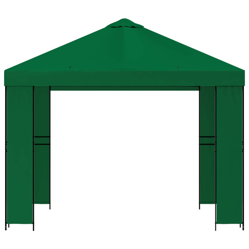Altana 3 x 3 m zielony Poliester i Stal 190 gsm