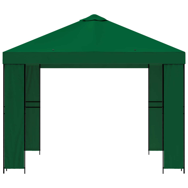 Altana 3 x 3 m zielony Poliester i Stal 190 gsm