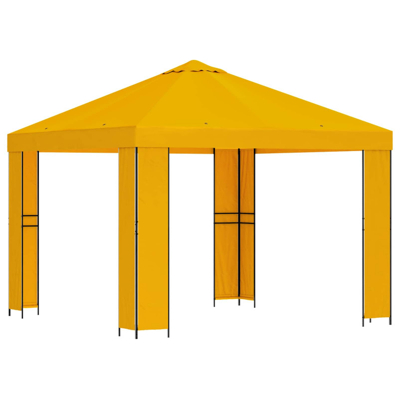 Altana 3 x 3 m żółty Poliester i Stal 190 gsm