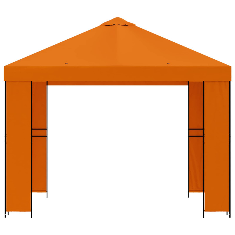 Altana 3 x 3 m pomarańczowy Poliester i Stal 190 gsm