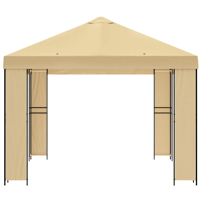 Altana 4 × 3 m kremowy Poliester i Stal 190 gsm
