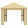Altana 4 × 3 m kremowy Poliester i Stal 190 gsm