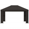 Altana 4 × 3 m antracytowy Poliester i Stal 190 gsm