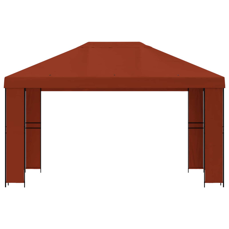 Altana 4 × 3 m terakota Poliester i Stal 190 gsm
