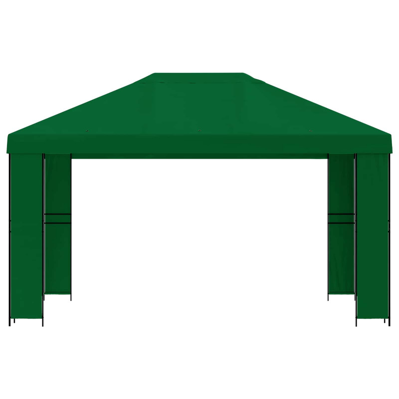 Altana 4 × 3 m zielony Poliester i Stal 190 gsm