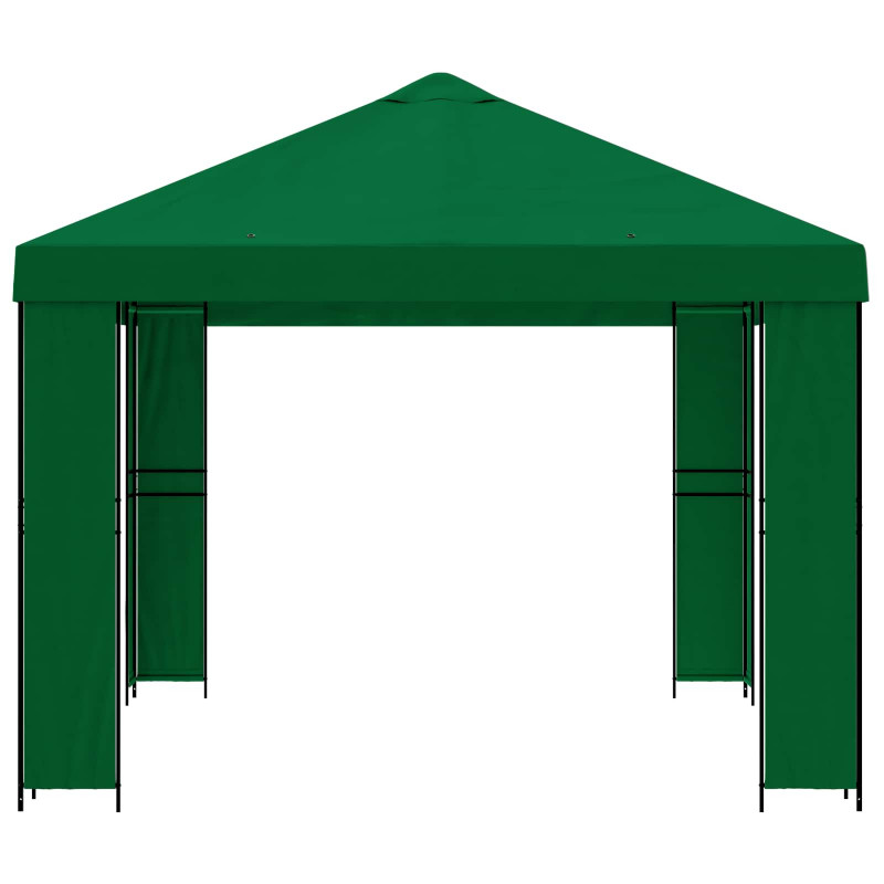Altana 4 × 3 m zielony Poliester i Stal 190 gsm